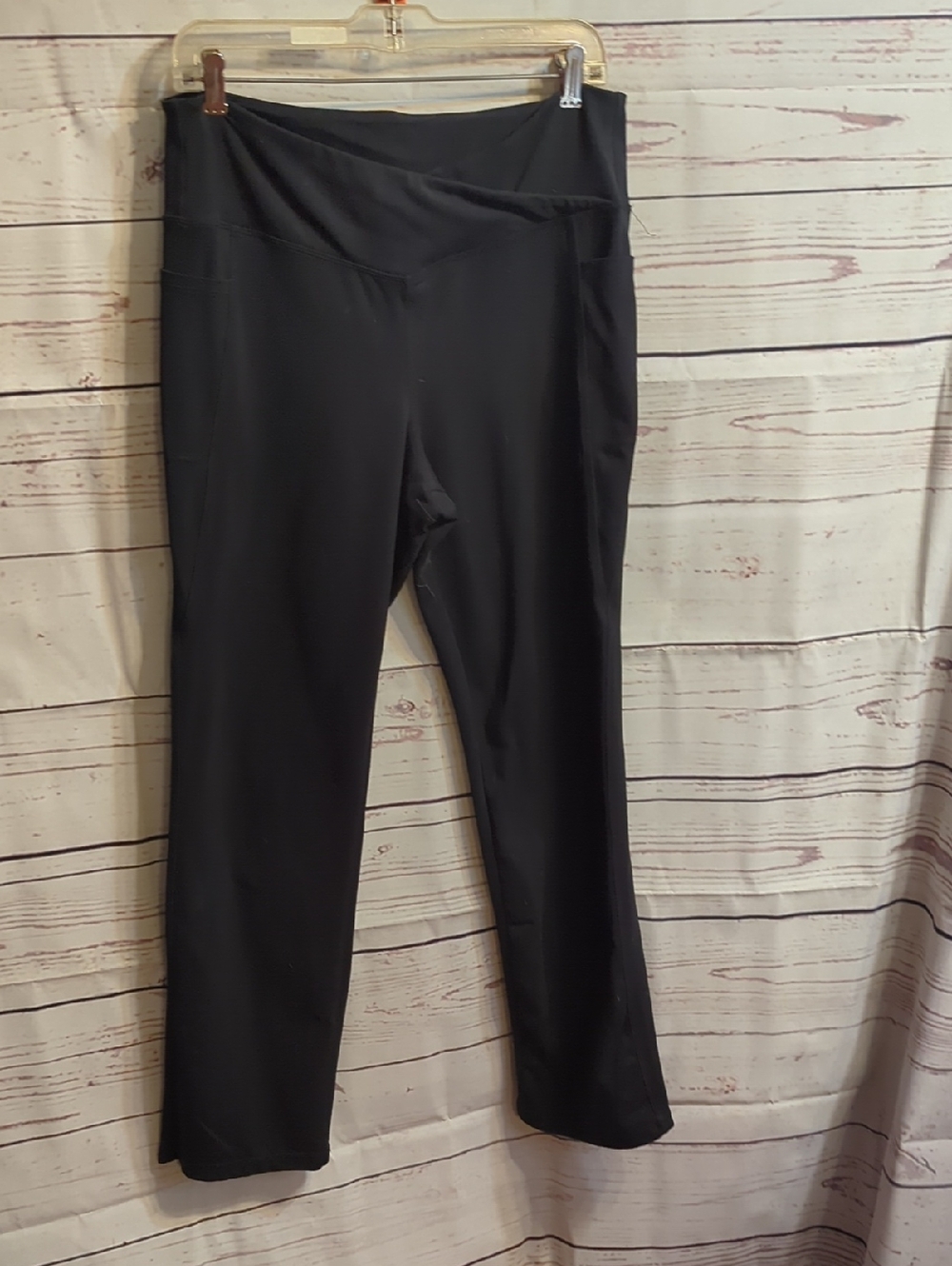 Women’s Black Yoga Pants with High Waist